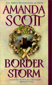 Cover of: Border storm by Amanda Scott