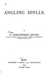 Cover of: Angling Idylls