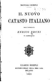 Cover of: Il nuovo catasto italiano ... by 