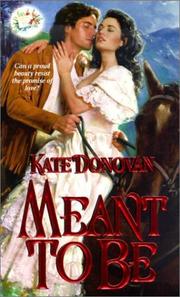 Cover of: Meant to be