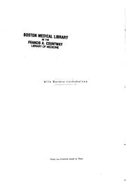 Cover of: Arznei-verordnungslehre für Ärzte und Studirende de Medicin