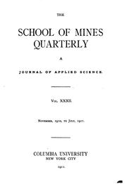 Cover of: The School of Mines Quarterly