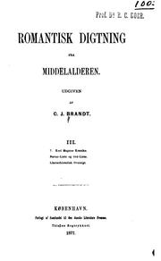 Cover of: Romantisk digtning fra middelalderen