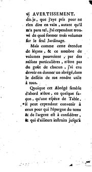 Abrégé des instructions sur le jardinage, qui font partie de l'Année champetre by Jean Paul de Rome d ' Ardène