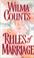 Cover of: Rules of marriage