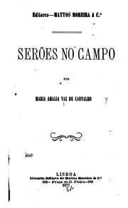 Cover of: Serões no campo