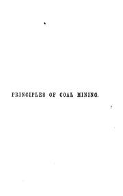 Principles of coal mining