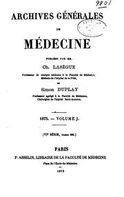 Archives générales de médecine