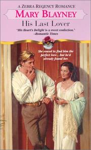Cover of: His Last Lover by Mary Blayney