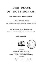 Cover of: John Deane of Nottingham, his adventures by 