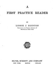 Cover of: A First Practice Reader