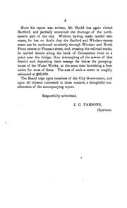 Cover of: Special sewer reports, May, 1877 by Hartford (Conn.). Board of Street Commissioners