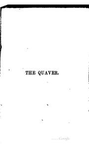 Cover of: The Quaver; or, Songster's pocket companion: Or, Songster's Pocket Companion