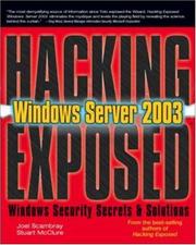 Cover of: Windows Server 2003 (Hacking Exposed) by Joel Scambray, Stuart McClure