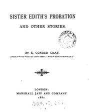 Cover of: Sister Edith,s Probation