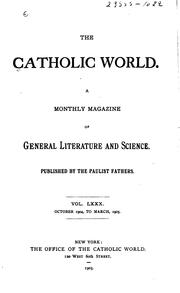 Cover of: New Catholic World