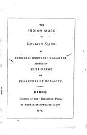 Cover of: The Indian Muse in English Garb by 