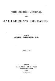 The British Journal of Children's Diseases by No name