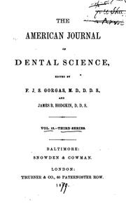 American Journal of Dental Science by American Society of Dental Surgeons