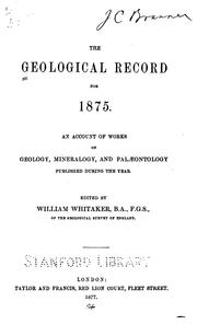 Cover of: The Geological Record | 