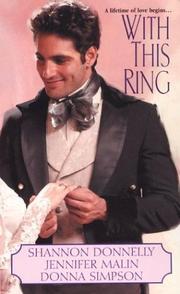 Cover of: With This Ring