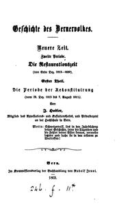 Cover of: Geschichte des Schweizervolkes. Neuere Zeit. 2e Periode, Theil 1