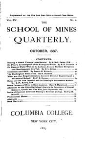 Cover of: The School of Mines Quarterly