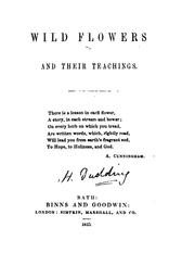 Cover of: Wild flowers and their teachings | 