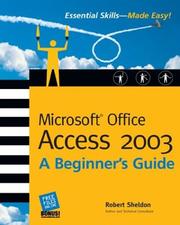 Cover of: Microsoft Office Access 2003: A Beginner's Guide (Beginner's Guide)