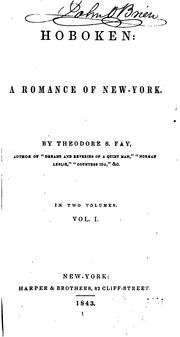 Cover of: Hoboken: A Romance of New York