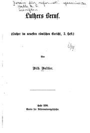 Cover of: Quellen und Forschungen zur Reformationsgeschichte