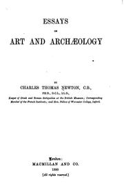 Cover of: Essays on Art and Archaeology