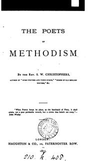 The poets of Methodism by Samuel Woolcock Christophers