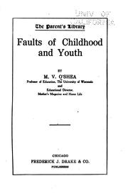 Cover of: Faults of Childhood and Youth