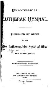 Cover of: Evangelical Lutheran Hymnal by 