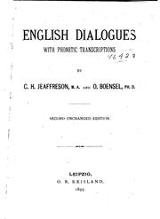 English Dialogues with Phonetic Transcriptions by Charles Henry Jeaffreson