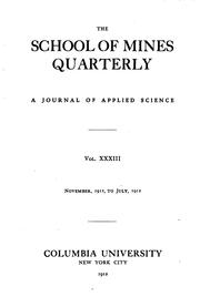 Cover of: The School of Mines Quarterly