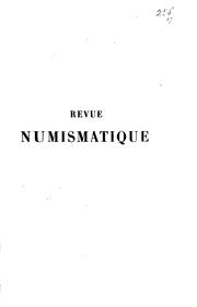 Cover of: Revue numismatique by 