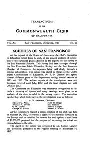 Cover of: Schools of San Francisco