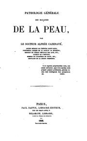 Cover of: Pathologie générale des maladies de la peau