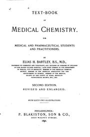 Cover of: Text-book of Medical Chemistry for Medical and Pharmaceutical Students and ...
