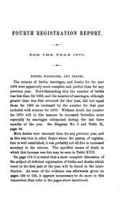 Cover of: Annual report relating to the registry and return of births, marriages, and deaths, in Michigan ...