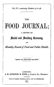 Cover of: The Food Journal | 