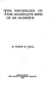 Cover of: The Psychology of the Aggregate Mind of an Audience