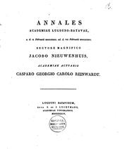 Cover of: Annales Academiae lugduno-batavae