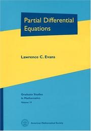 Cover of: Partial Differential Equations by Lawrence C. Evans