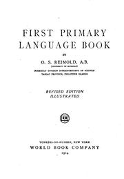 Cover of: First Primary Language Book