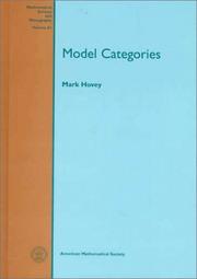 Model categories by Mark Hovey