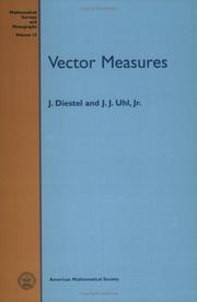 Cover of: Vector measures