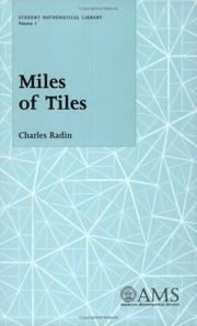 Cover of: Miles of tiles by Charles Radin